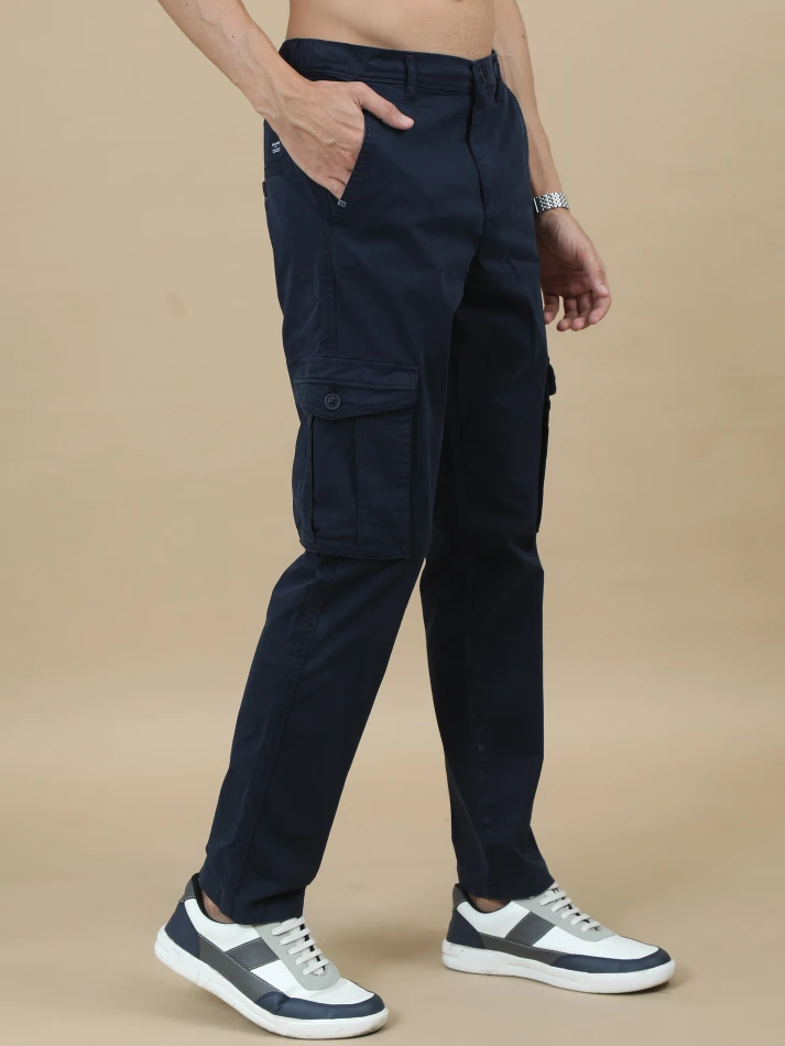 Lower Edits,Classic original fit cargo trousers for men-2