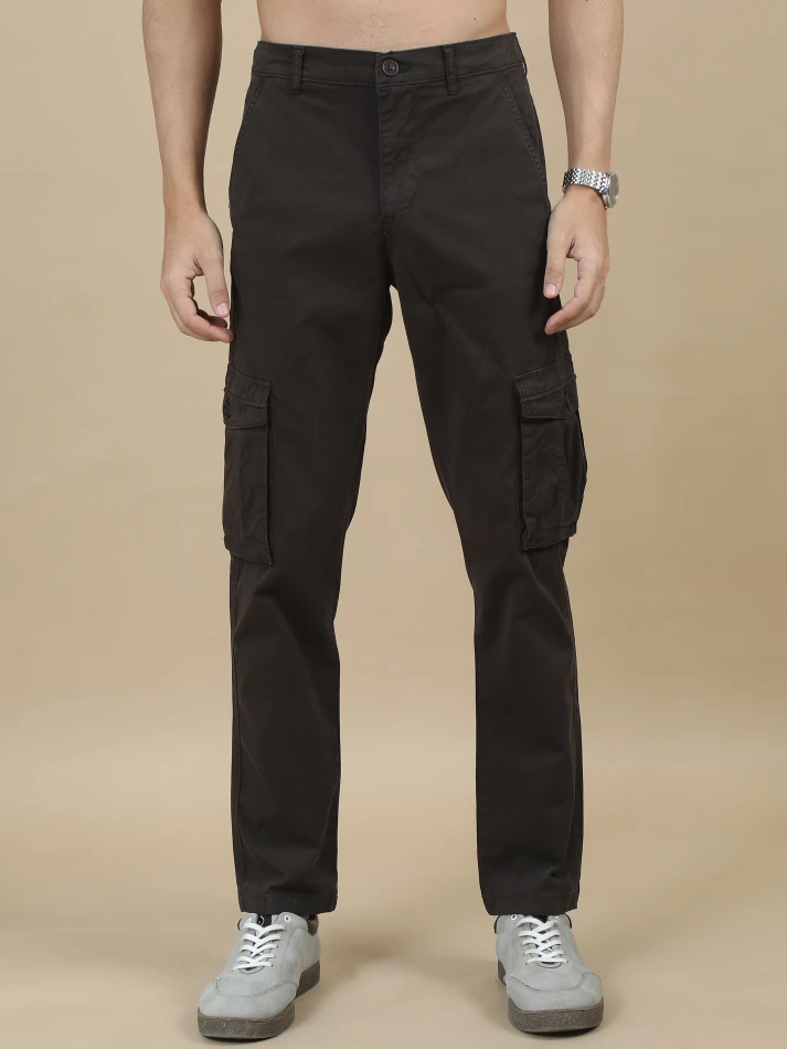 Lower Edits,Classic original fit cargo trousers for men-0