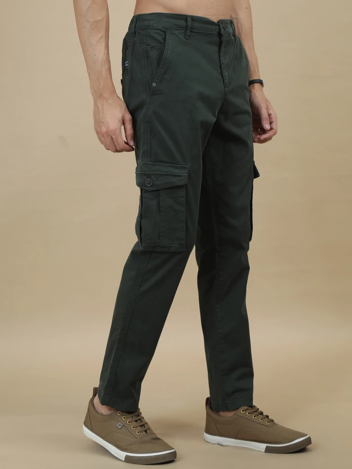 Lower Edits,Classic original fit cargo trousers for men-2