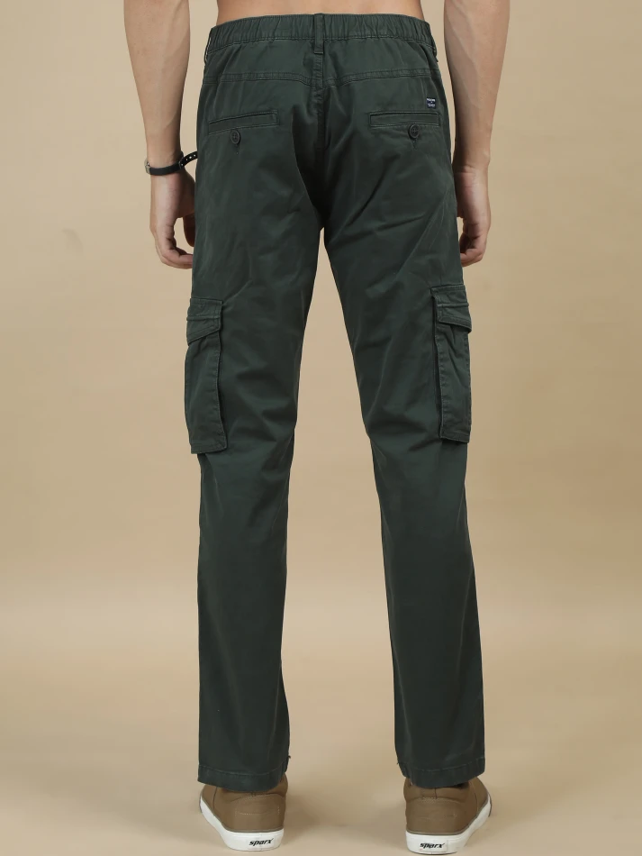 Lower Edits,Classic original fit cargo trousers for men-4