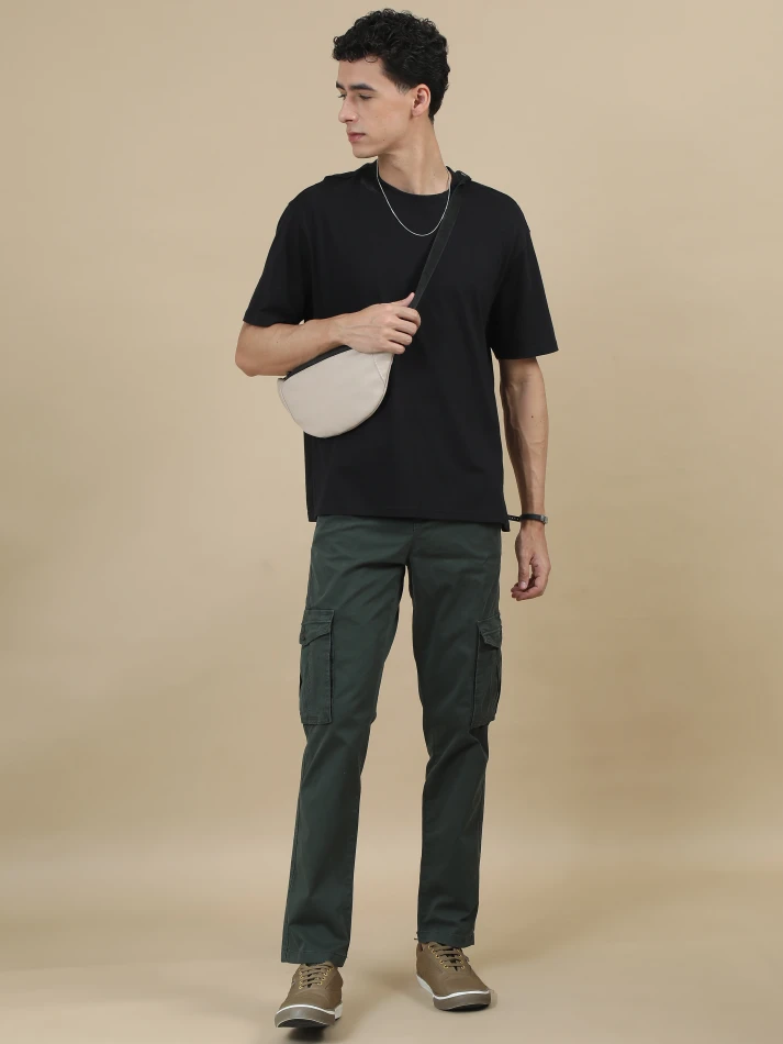 Lower Edits,Classic original fit cargo trousers for men-5