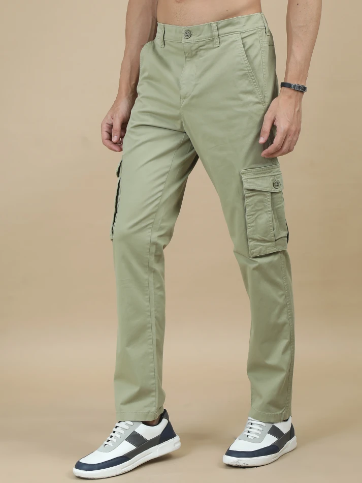 Lower Edits,Classic original fit cargo trousers for men-1