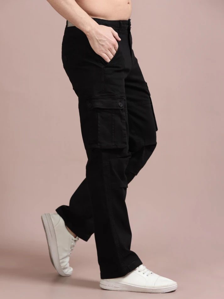 Lower Edits,Smart straight-fit cargo trousers for daily wear-1