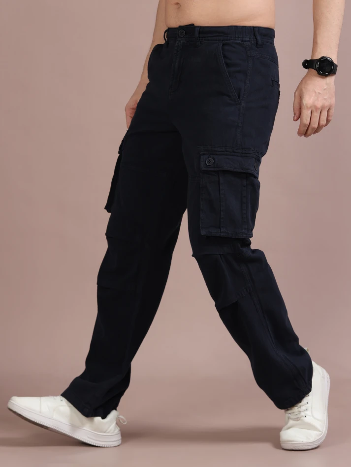 Lower Edits,Smart straight-fit cargo trousers for daily wear-1