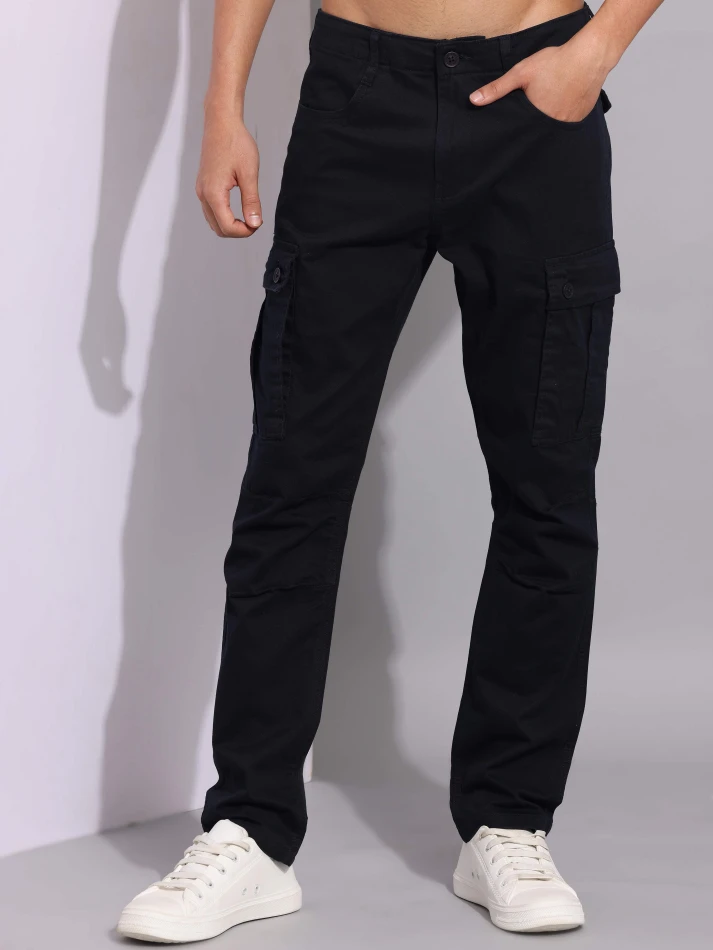 Lower Edits,Loose-fit relaxed cargo trousers for daily wear-0