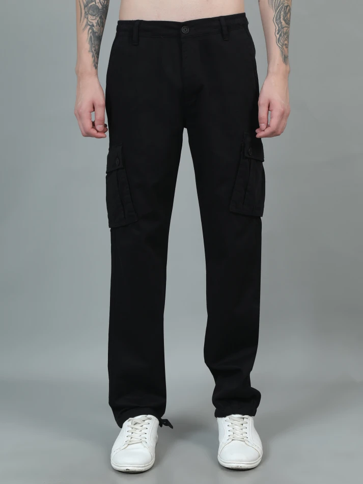 Lower Edits,Loose-fit relaxed cargo trousers for daily wear-0