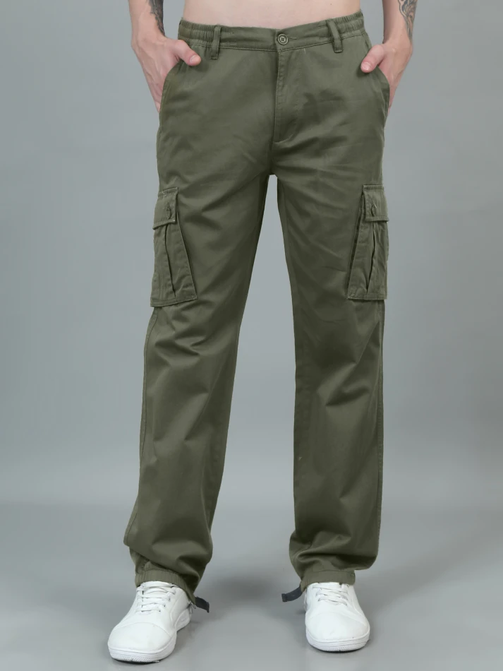 Lower Edits,Loose-fit relaxed cargo trousers for daily wear-0