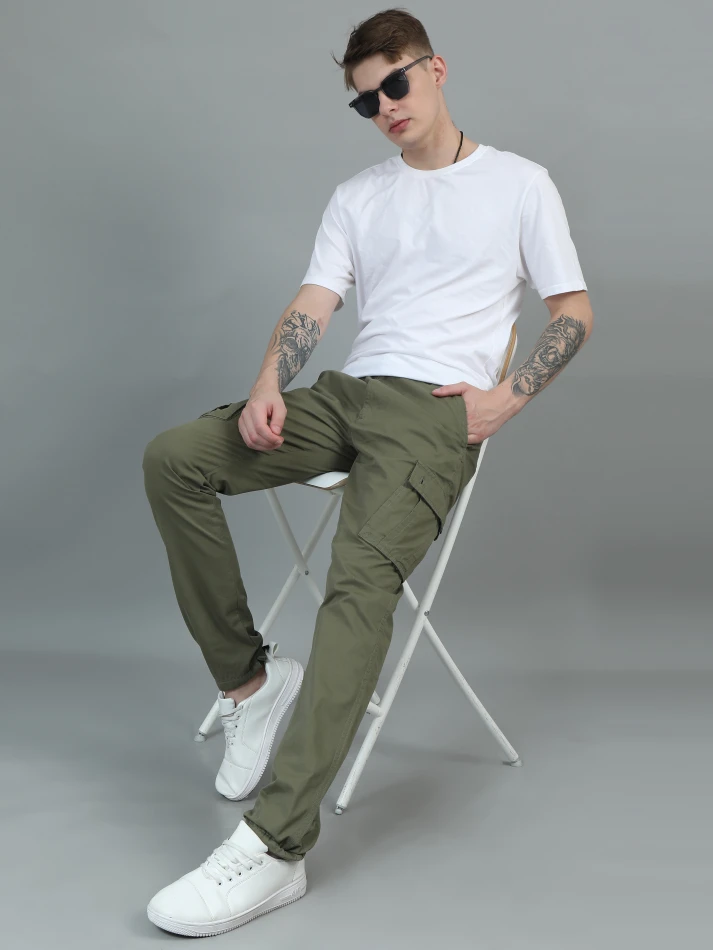 Lower Edits,Loose-fit relaxed cargo trousers for daily wear-5