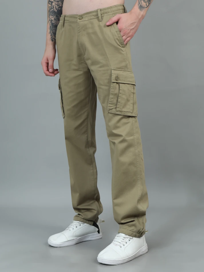 Lower Edits,Loose-fit relaxed cargo trousers for daily wear-1