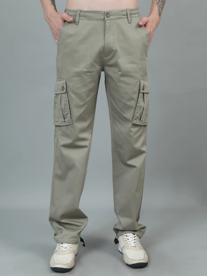 Lower Edits,Loose-fit relaxed cargo trousers for daily wear-0