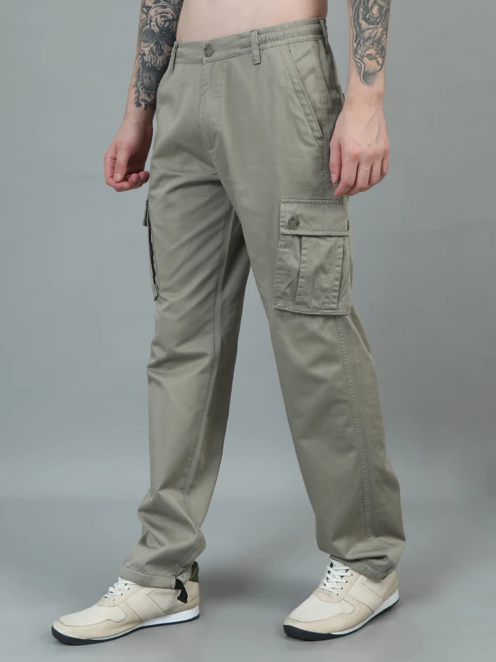 Lower Edits,Loose-fit relaxed cargo trousers for daily wear-1