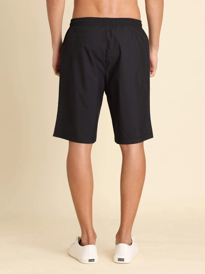 Lower Edits,Slip-on mid-rise pure cotton shorts for men-4