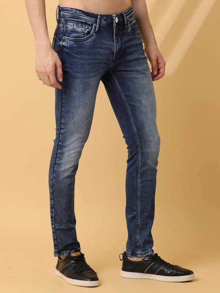 Lower Edits,Heavy fade slim fit low-rise jeans for a bold look-3