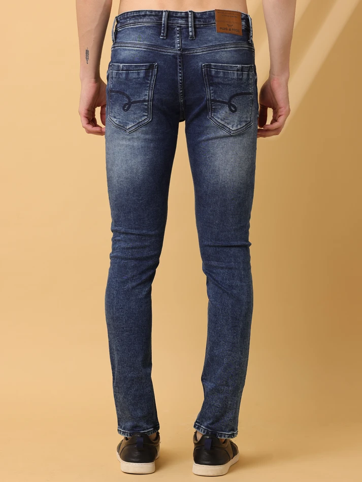 Lower Edits,Heavy fade slim fit low-rise jeans for a bold look-4