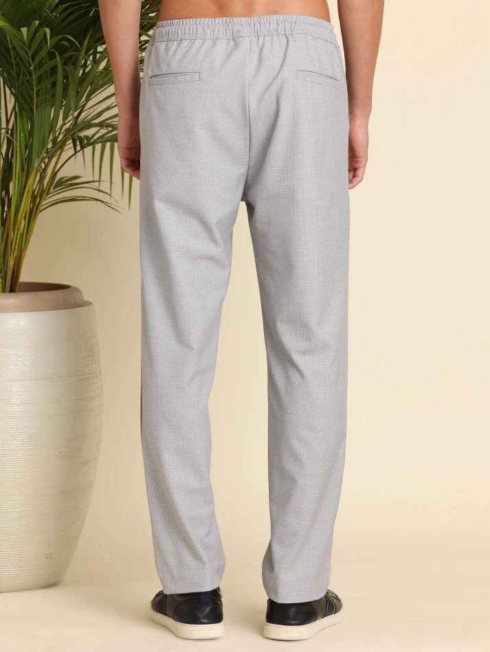 Lower Edits,Mid-rise relaxed straight leg fit trousers-3