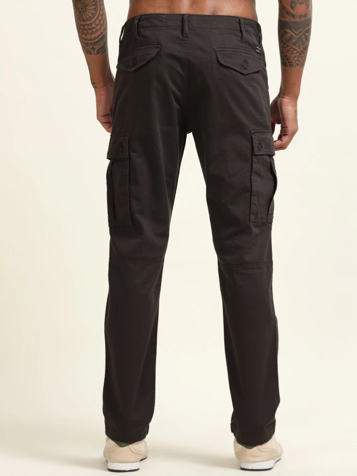 Lower Edits,Soft and breathable relaxed cargo trousers-4