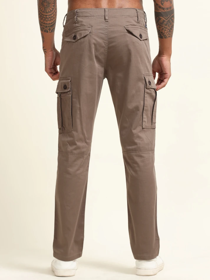 Lower Edits,Cotton relaxed cargo trousers for everyday wear-4