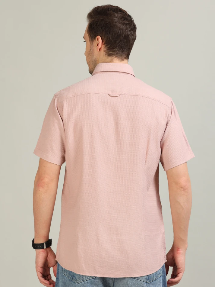 Upper Luxe,Standard opaque casual shirt for a sharp look-4