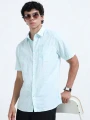 Sea Green, White