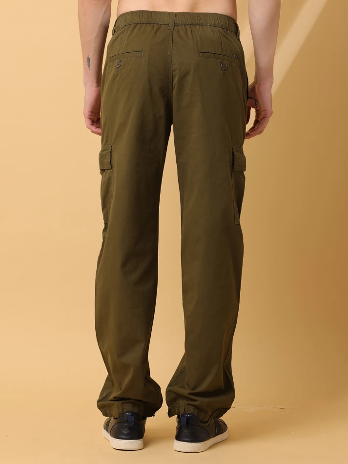 Lower Edits,Relaxed loose-fit cotton trousers for comfort-4