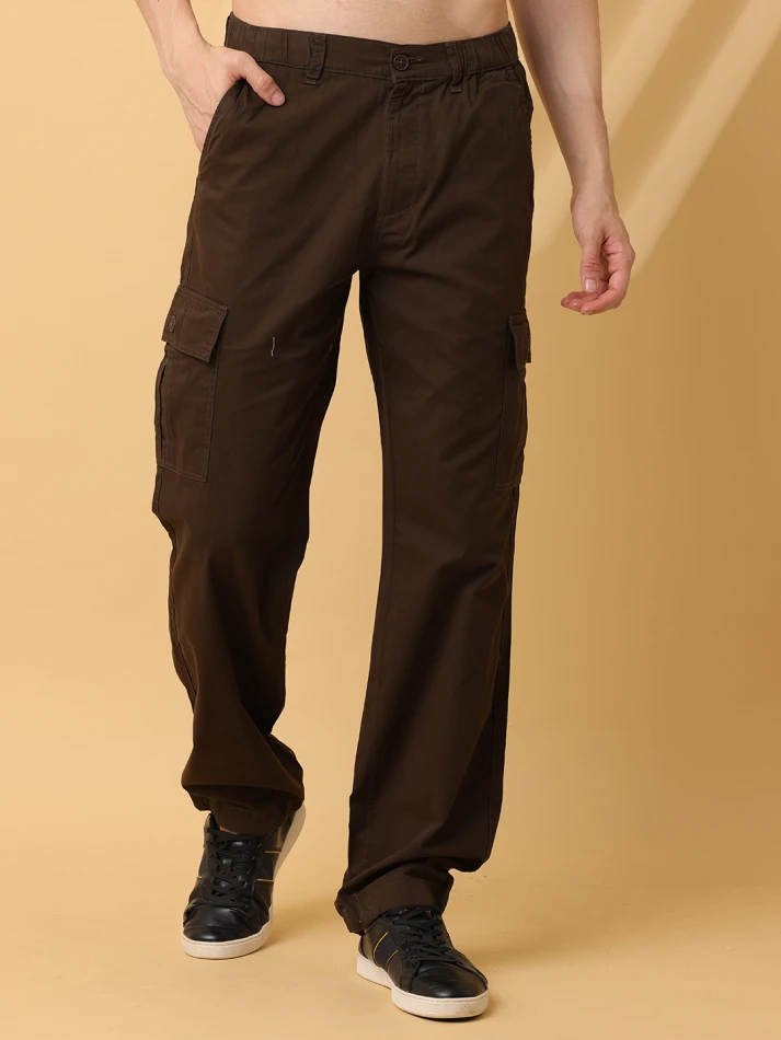 Lower Edits,Loose-fit relaxed cargo trousers for daily wear-0