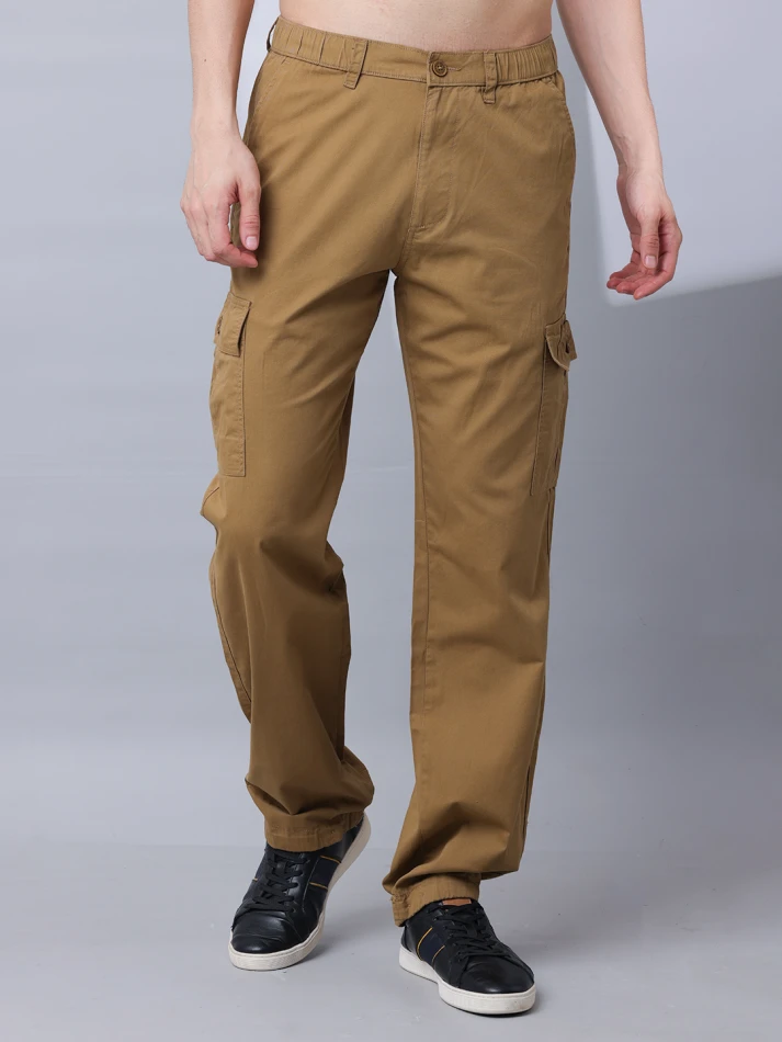 Lower Edits,Loose-fit relaxed cargo trousers for daily wear-0