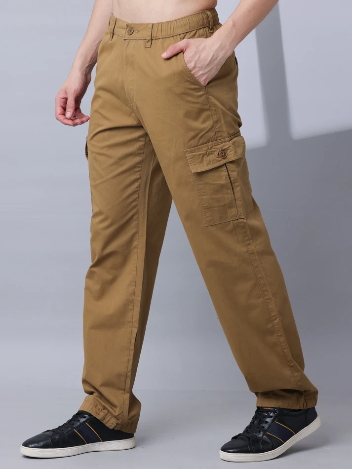 Lower Edits,Loose-fit relaxed cargo trousers for daily wear-1