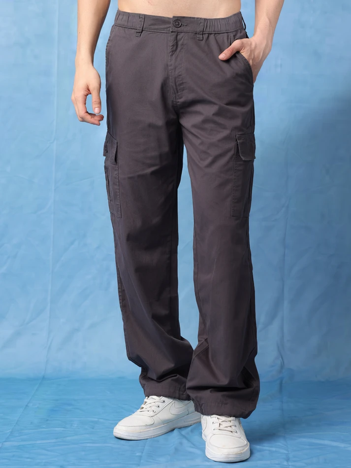 Lower Edits,Mid-rise loose-fit relaxed joggers for men-4