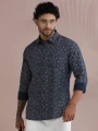 Navy Blue, White